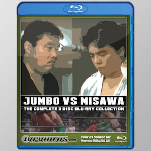Best of Tsuruta vs. Misawa 3 Discs with Cover Art Puroresu Wrestling Blu-Ray