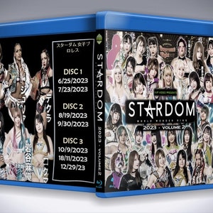 Stardom in 2023 Volume 2 3 Discs with Cover Art Joshi Puroresu Women Wrestling