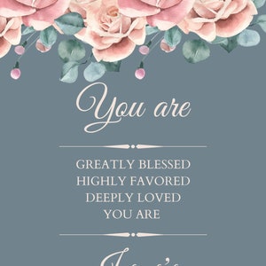 Christian Wishes Card for Baptism, Christening, First Communion