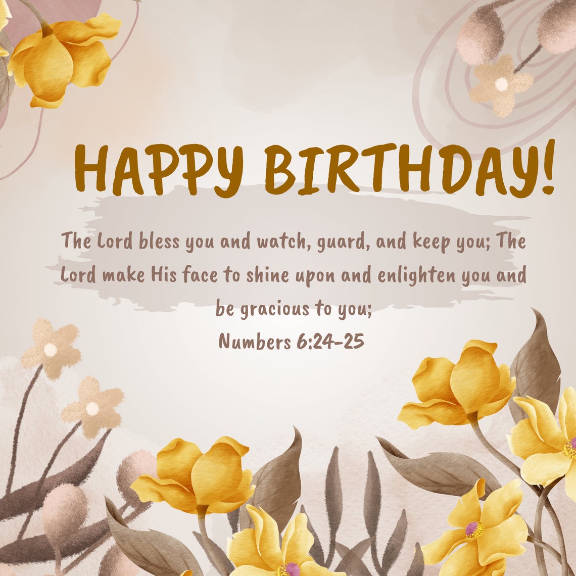 Bible Verse Birthday Card Etsy