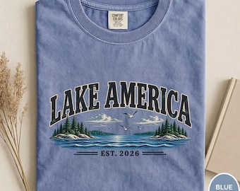Lake America Shirt, Lake Ontario Renamed Political Humor T-Shirt, Funny 2026 USA Graphic Tee, Great Lakes Patriotic Gift