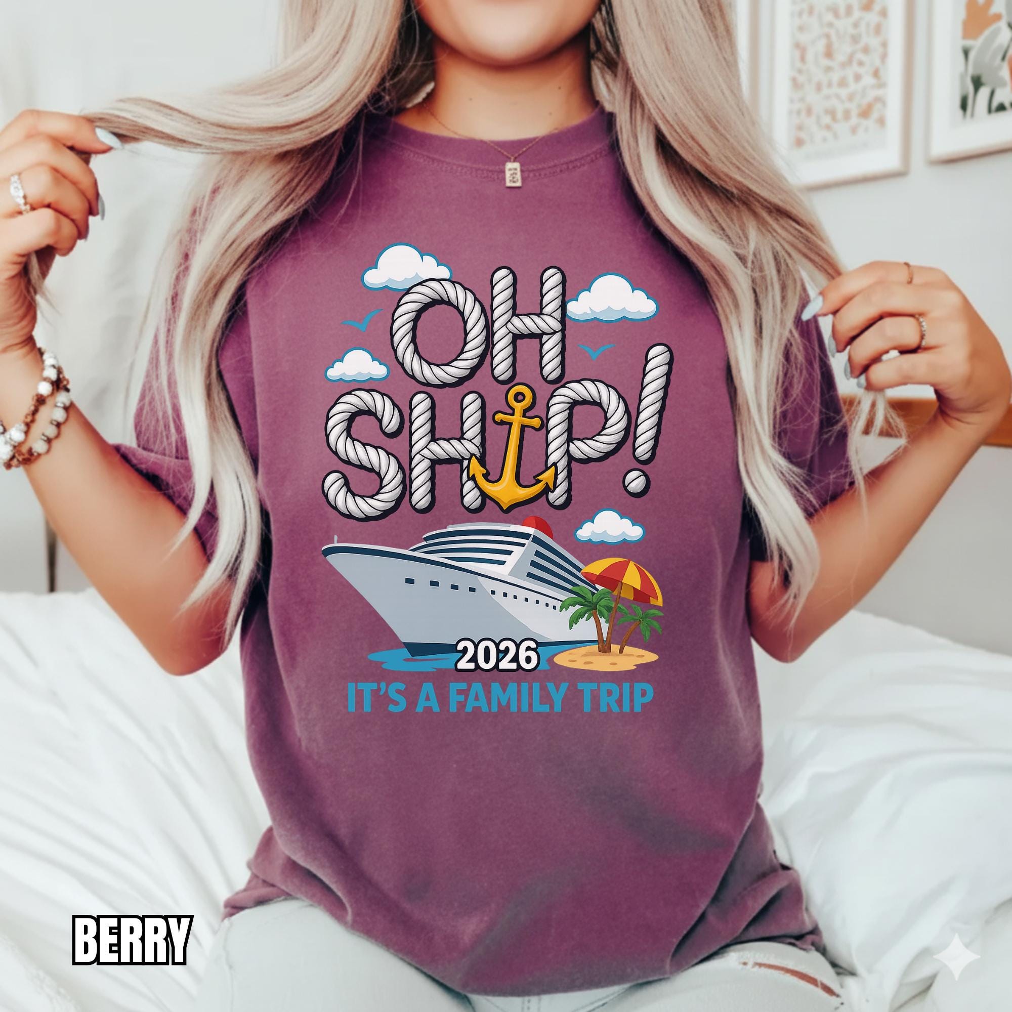 Oh Ship It's a Family Trip 2026 Shirt Matching Family Cruise Tee ...
