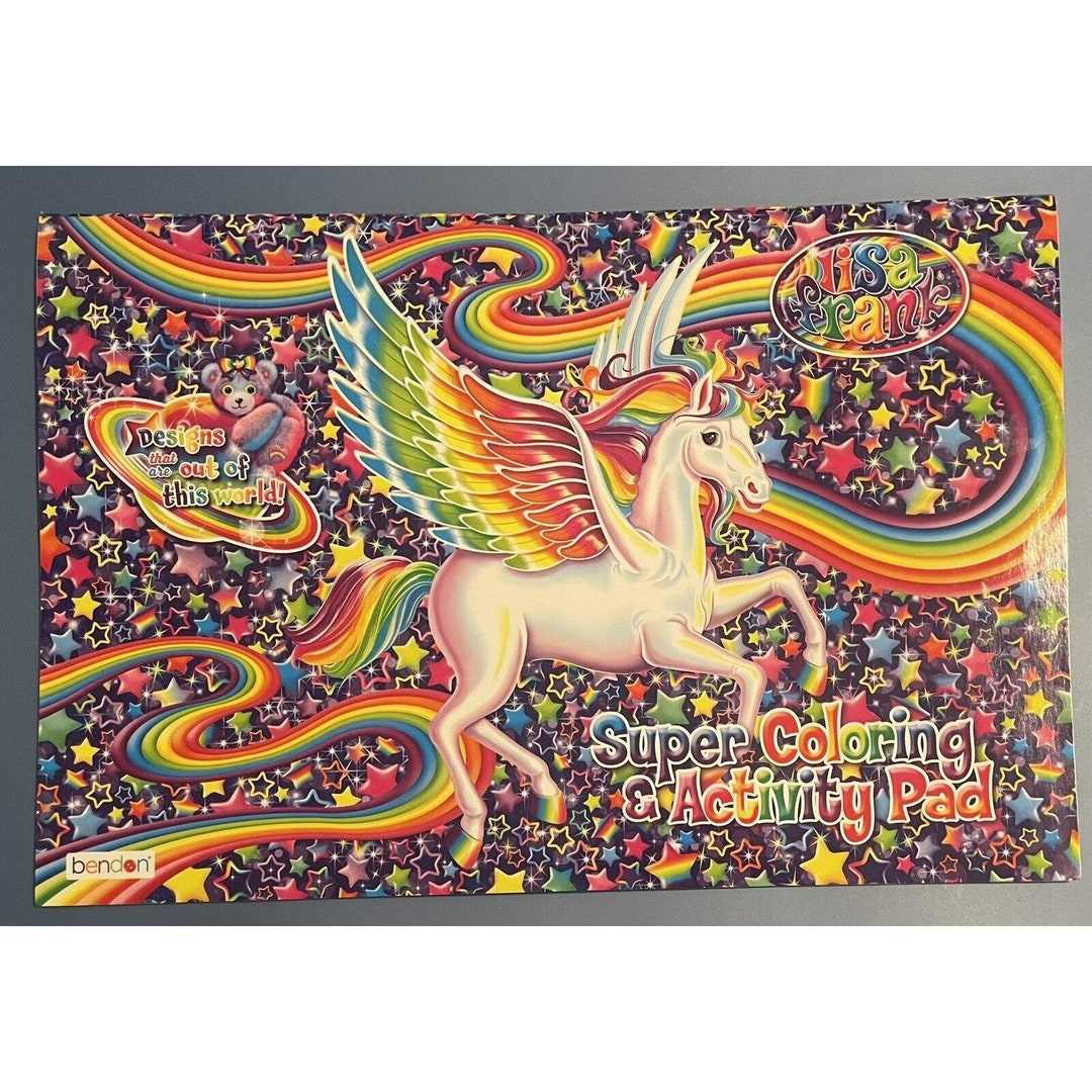 Lisa Frank Super Coloring & Activity Pad Designs That Are Out of This ...