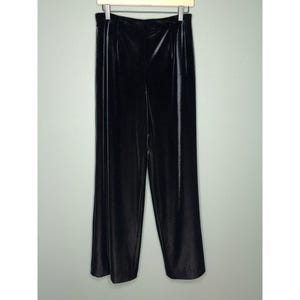 ann taylor black dress pants Ann Taylor Black Plaid Side Zip Straight Leg High Rise Ankle Dress Pan   Brie