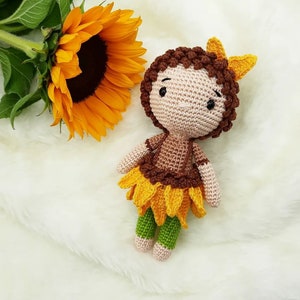 Crochet pattern Sunflower Solea / PDF / German