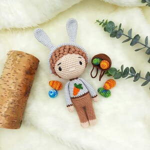 Crochet pattern Easter bunny Oskar / PDF / German / Easter / Spring