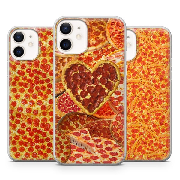 Pizza Phone Case Collage Cover for Pixel 8 7 6A, iPhone 15 14 13 12 Pro 11  for Samsung S23 S22 A73 A53 A13