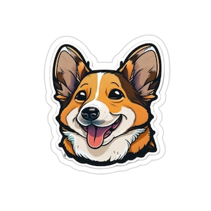 Corgi Dog Decal - Weather-resistant Vinyl