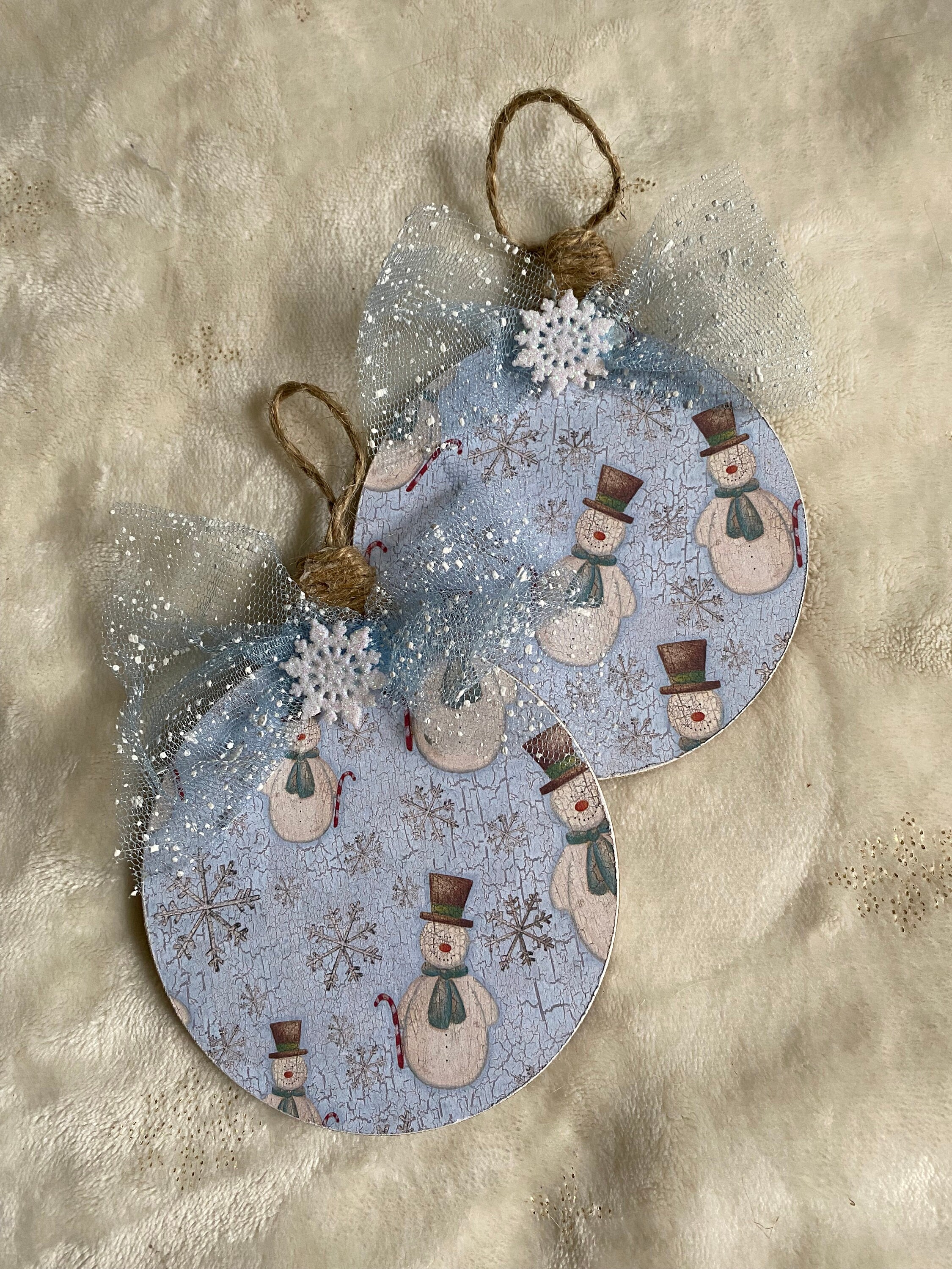 Wood Round Ornaments Etsy