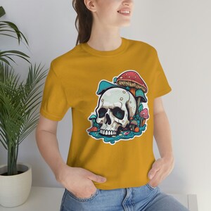 Mushroom Skull T-Shirt - Unisex Sizes Available