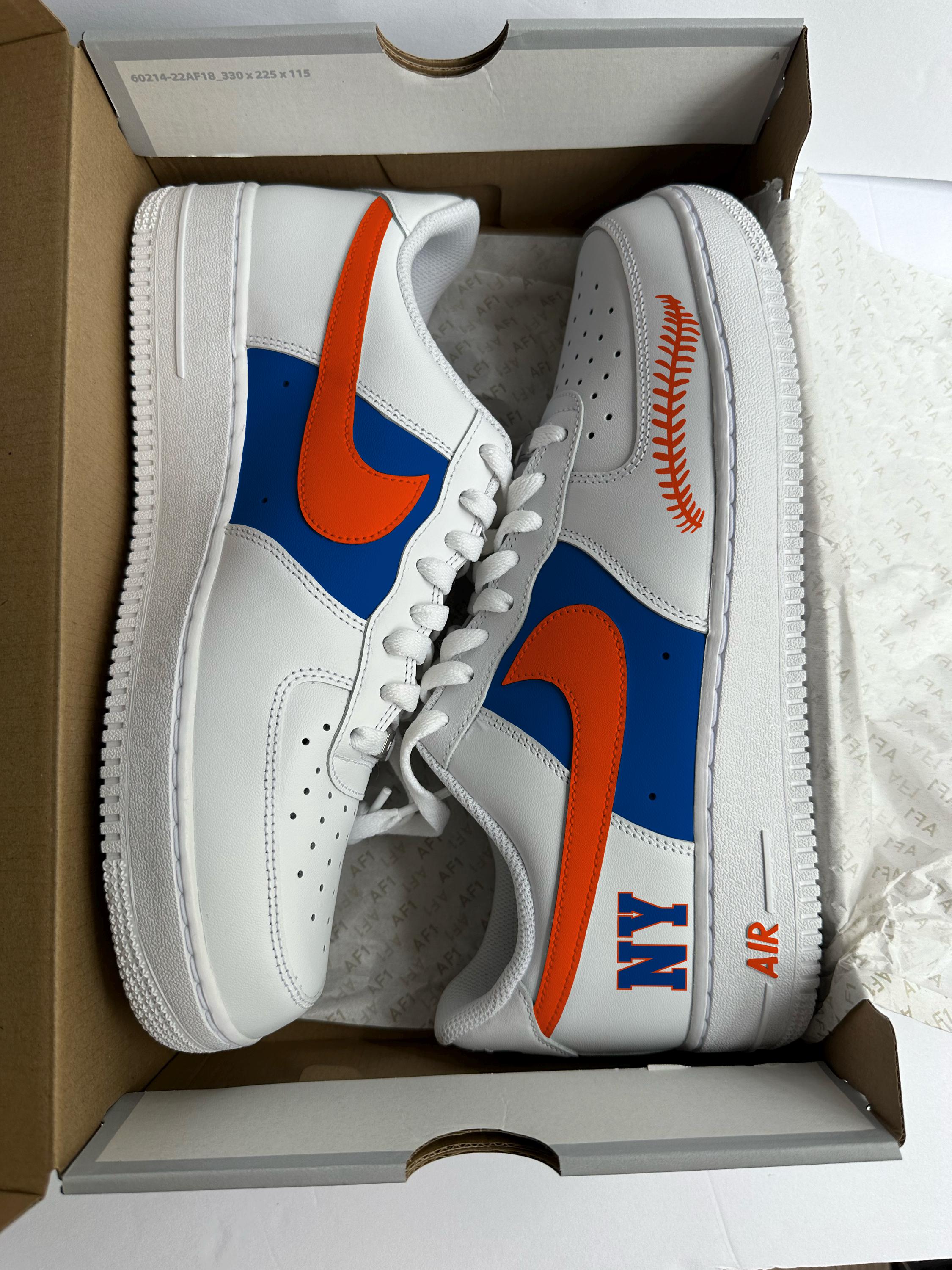 air force blue and orange