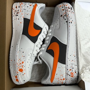 Cincinnati Air Force 1 Custom Black and Orange