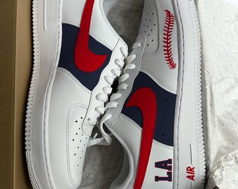 Custom LA Angels Vans: Hand-painted Baseball Shoes, Gifts  display picture 1