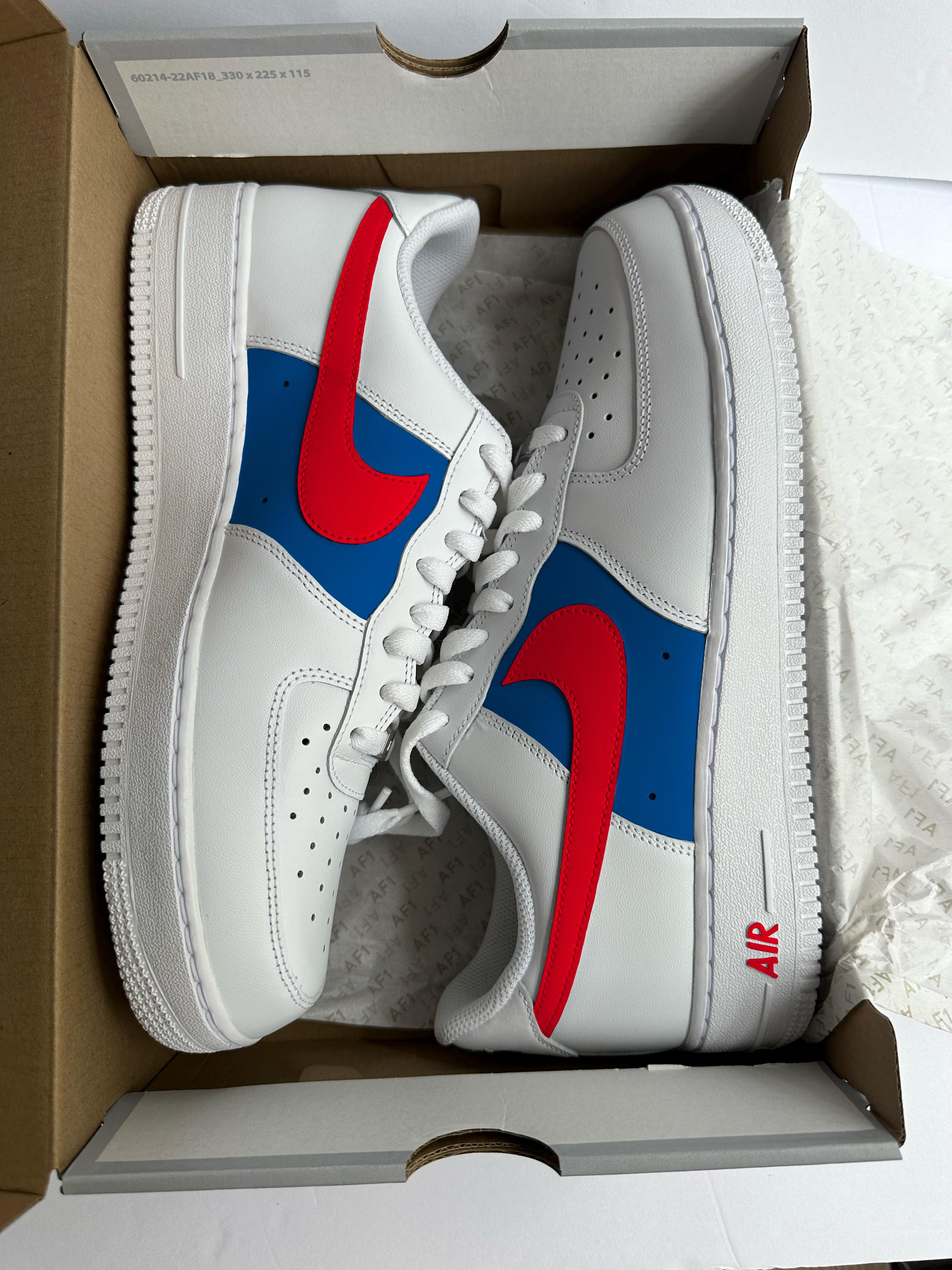 nike air force 1 lxx red and blue
