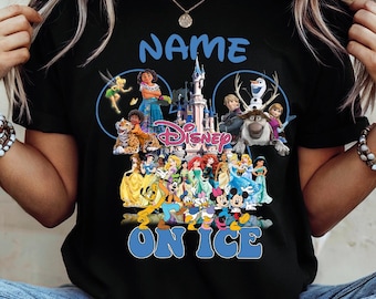 Disney On Ice Shirt, Disney Family Shirts, Disney Vacation Shirt, Disney Epcot Shirt, Princess On Ice Shirt, Disneyland Shirt GV78
