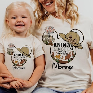 Camiseta de Disney de Animal Kingdom, camisetas de la familia Disney, camisetas personalizadas de Disney, camisetas de la familia de Animal Kingdom, camisetas a juego de Animal Kingdom 5