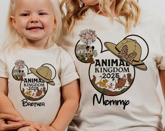 Camiseta de Disney de Animal Kingdom, camisetas de la familia Disney, camisetas personalizadas de Disney, camisetas de la familia de Animal Kingdom, camisetas a juego de Animal Kingdom 5