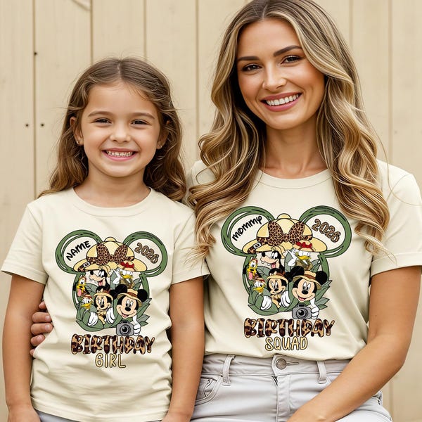 Disney Animal Kingdom Geburtstagsshirts, Animal Kingdom Geburtstagskader, Animal Kingdom Geburtstag Mädchen / Junge, Safari Geburtstagsshirts, ANK8