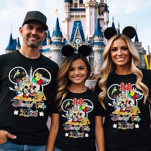 Custom Disney Trip Shirts, Disneyworld Shirts, Disney Vacation T-shirt, Disney Couple Shirt, Disney Family Matching Shirts, Disney Trip
