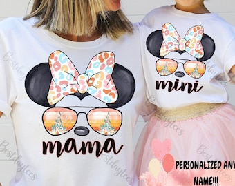 Disney Shirt, Disney Familienshirts, Disney Partnerlook Shirts, Disney Custom Shirts, Disney Mama und Tochter Shirts, Disney Kinder Shirts
