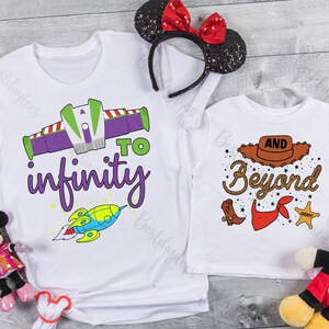 To infinity and Beyond Shirts, Toy Story matching Shirts, Disney Family shirt, Disney Matching Shirts, Andy Shirt, Buzz Shirt GV49