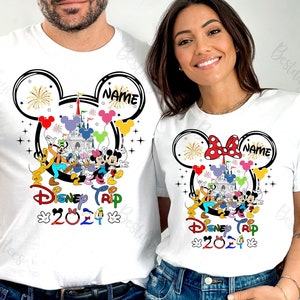 Custom Disney Trip Shirts, Disneyworld Shirts, Disney Vacation T-shirt, Disney Couple Shirt, Disney Family Matching Shirts, Disney Trip GV83