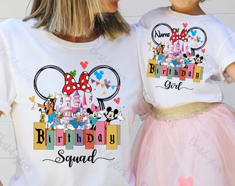 Disney Birthday Shirts, Disney Bday Shirts, Matching Disney Birthday Tees, Disney Birthday Girl Shirts, Disney Birthday Boy Shirt GV43