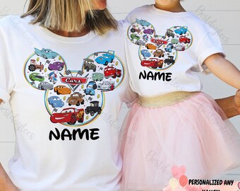 Camiseta McQueen e Mater, Camiseta Disney Cars, Camiseta Cars Friend, Camiseta Cars Couple, Camiseta Disney Matching, Viagem em família Disney GV77