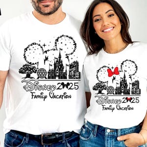 Personalized Disney Trip Shirts, Disneyworld Shirts, Disney Vacation T-shirt, Disney Family Matching Shirt, Magical Castle Shirt, Disney GV3