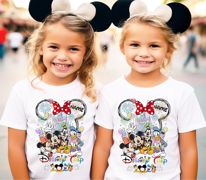Custom Disney Family Trip Shirt, Disney Trip 2026 Shirt, Minnie Mickey Shirt, Disney Family Matching Vacation Shirt, Disneyland Shirts, VG4 image 9