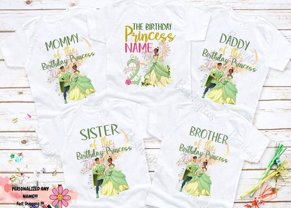 Tiana Birthday Shirt, Tiana Family Birthday Shirts, Family