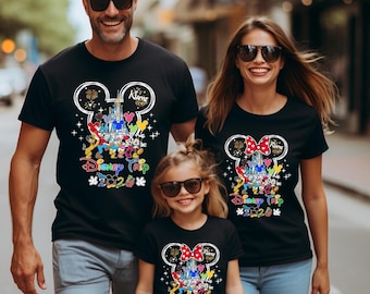 Camisetas personalizadas de viaje a Disney, camisetas de Disneyworld, camisetas de vacaciones en Disney, camisetas de pareja de Disney, camisetas familiares a juego de Disney, viaje a Disney GV83