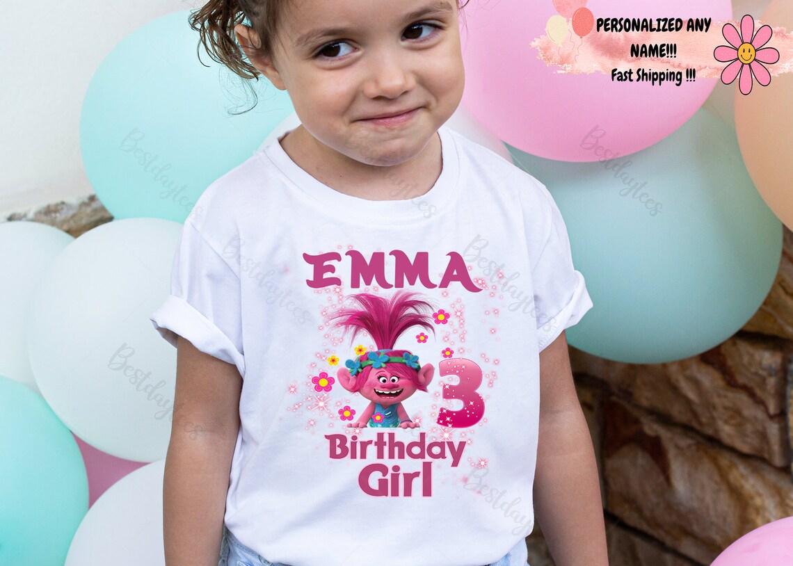 Trolls Birthday Shirts Troll Birthday Outfit Family Matching - Etsy