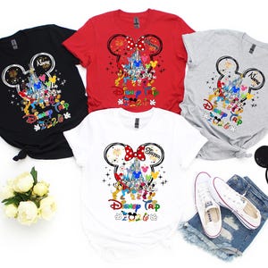 Custom Disney Trip Shirts, Disneyworld Shirts, Disney Vacation T-shirt, Disney Couple Shirt, Disney Family Matching Shirts, Disney Trip GV83 image 8