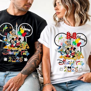Custom Disney Trip Shirts, Disneyworld Shirts, Disney Vacation T-shirt, Disney Couple Shirt, Disney Family Matching Shirts, Disney Trip