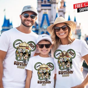 Disney Animal Kingdom Birthday Shirts, Animal Kingdom Birthday Squad, Animal Kingdom Birthday Girl/Boy, Safari Birthday Shirts, ANK8