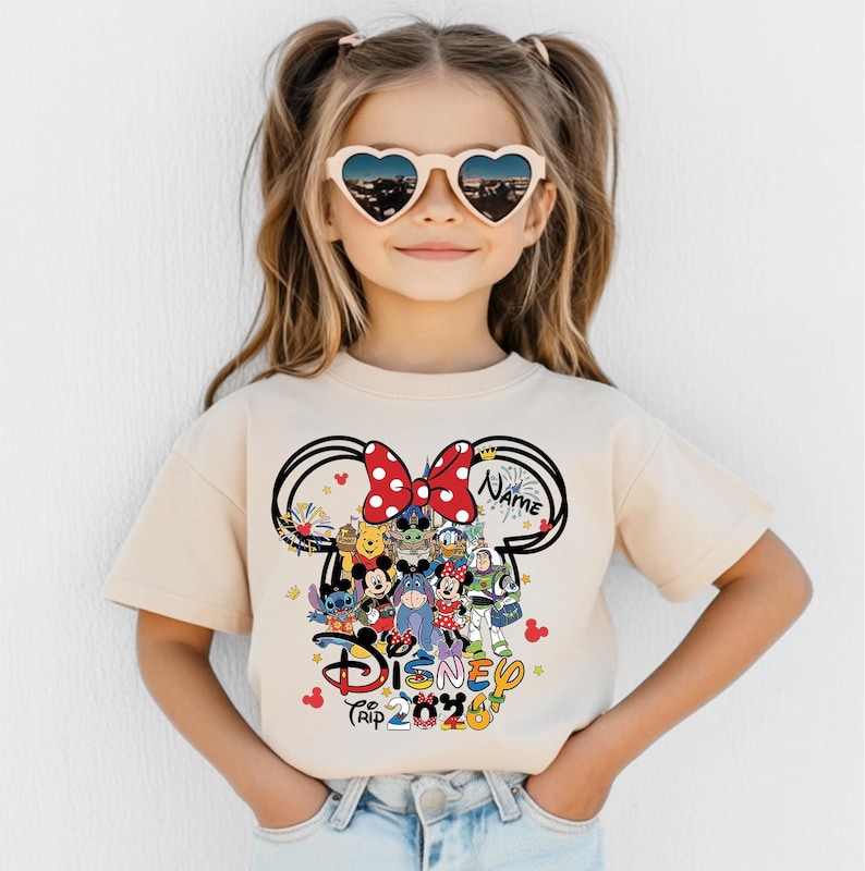 Chemises de personnalisation Disney 2026, chemises famille Disney, chemises famille Disneyworld 2026, chemise voyage vacances Disney 2026, chemise Disney, VG1 image 9