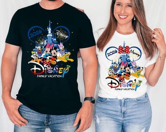 Disney 2026 Family Matching Shirts, Custom Trip Shirt, Personalized Mickey Kids Tees, Disneyworld Vacation, Disneyland T-Shirt GV79