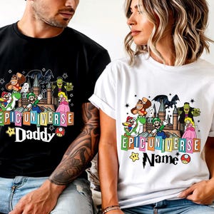 Epic Universe Family Shirts, Custom Epic Universe Shirts, Mario Epic Universe 2025 Shirt, Epic Universe Matching Shirts, Family Trip Shirts