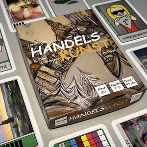 Kartenspiel Handelskunst für Familien und Freunde (2 bis 5 Personen, ab 10 Jahren, 45 Minuten)