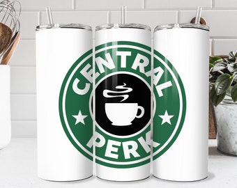 Central Perk Tumbler, Friends Tumbler, Gift For Friend, Coffee Shop Tumbler