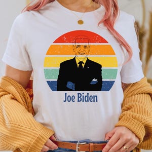 Retro Joe Biden Shirt, Vintage Political Shirt, 2020 Presidential Election Shirt, Democrat Shirt, Politics Tee, Ridin With Biden Tee