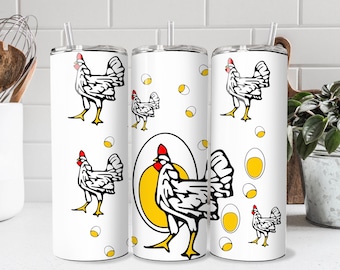 Roseanne Chicken Shirt Inspired Tumbler, 20oz Skinny Tumbler