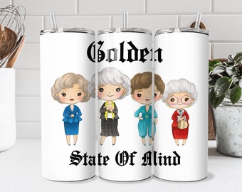 Golden State Of Mind Tumbler, Golden Inspired Tumbler, Girls Fan Gift