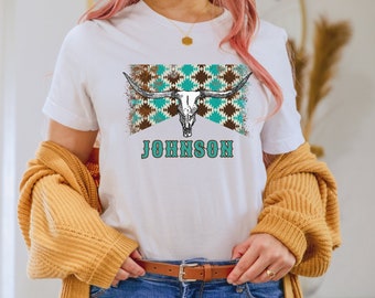 Johnson Country Music Shirt, Western Style Womens Concert Shirt, Boho Music Shirt, Modern Country Music Tee