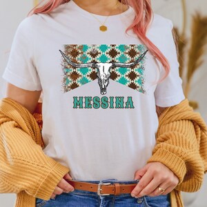 Messina Country Music Shirt, Western Style Womens Concert Shirt, Boho Music Shirt, Modern Country Music Tee