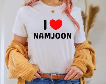 I Heart Namjoon Shirt, Kpop Music Unisex Shirt