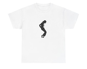 MichaelJackson | Unisex Heavy Cotton T-Shirt | Music | Billie Jean | Birthday Gift | silhouette