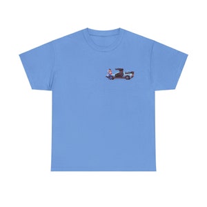 Macchina del tempo | T-shirt unisex in cotone pesante | Ritorno allo stile futuro | Regalo di compleanno | 8 bit | Retro | Pixelato
