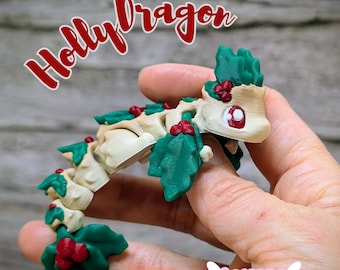 Christmas Holly Dragon "Kinomi"